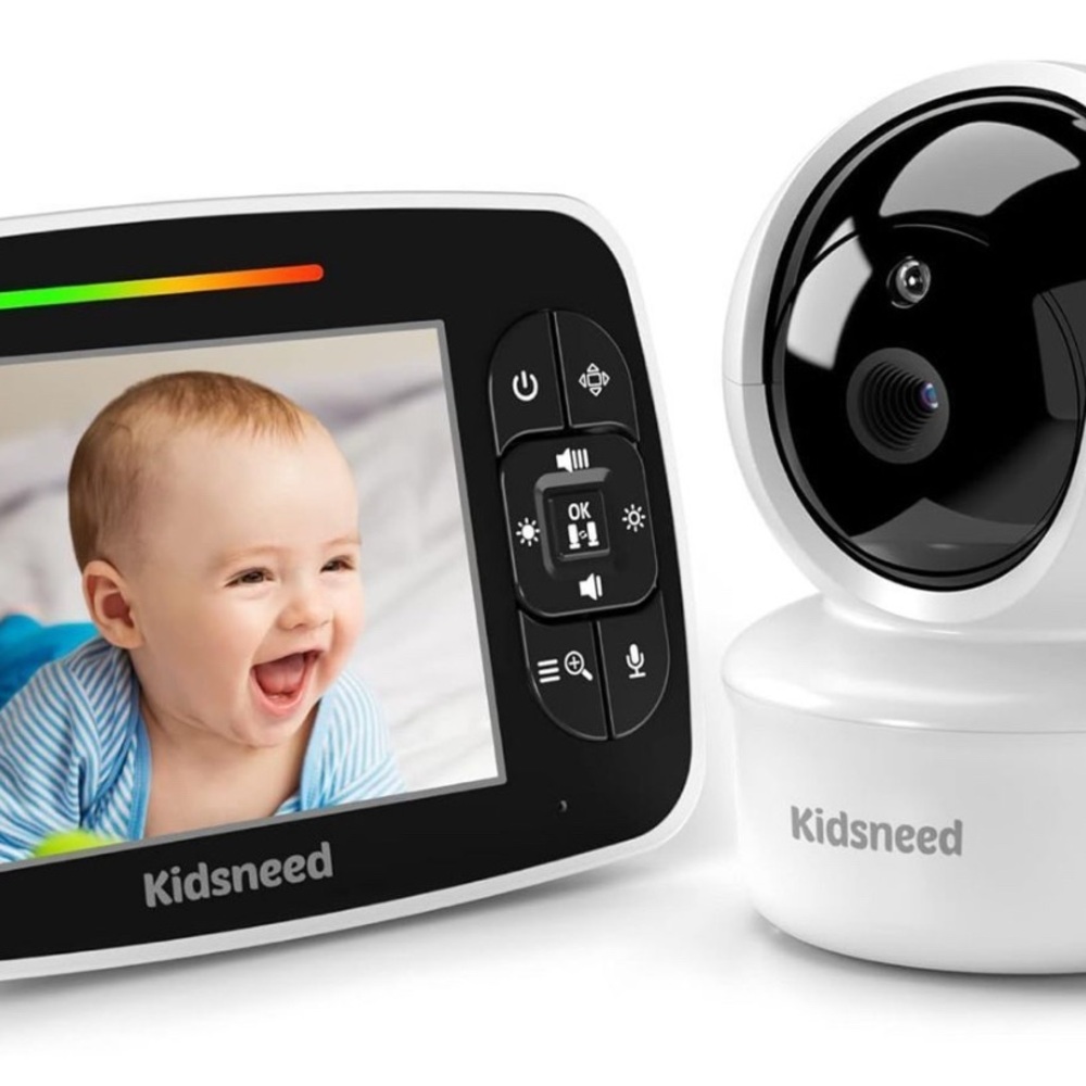 Baby Monitor 3.5in Large Display Video Camera & Audio Night Vision NEW